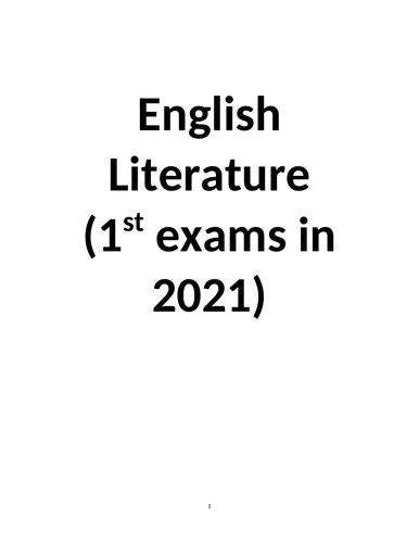 An overview of the two new IB English courses (for examination in 2021)