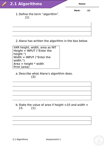 Paper 2 Mini Assessments w/Feedback