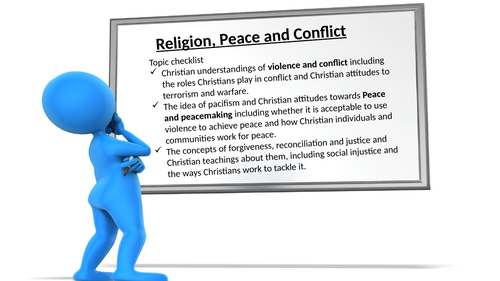 OCR GCSE RS religion, peace & conflict lesson 1