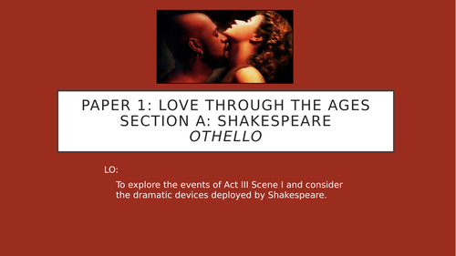 Othello - Act III Scene I