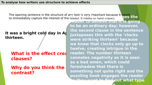 English GCSE AQA Paper 1 Q.3