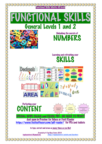 Functional Skills MATHS Section 1 Part 1 WHAT IS A NUMBER?