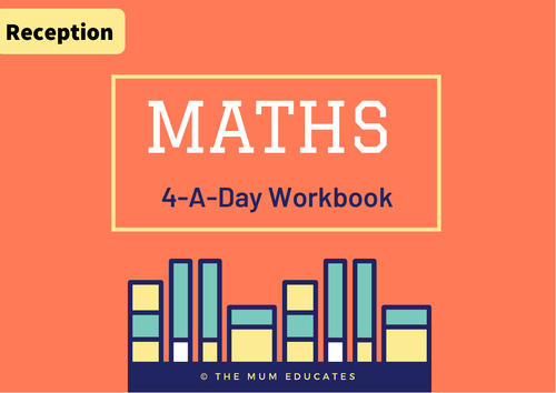 4-A-Day Maths Reception Early Years Book