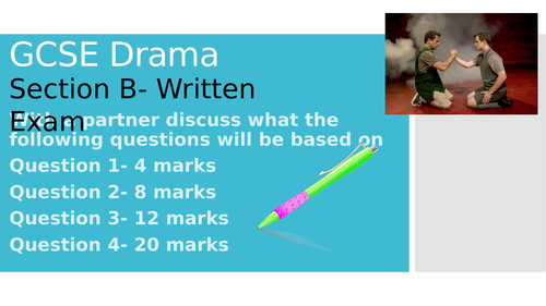 AQA GCSE Drama Powerpoints on the Written Paper