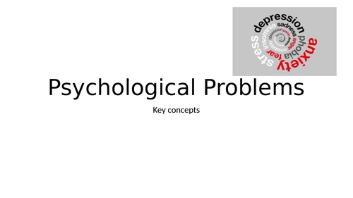 GCSE OCR psychology psychological problems topic