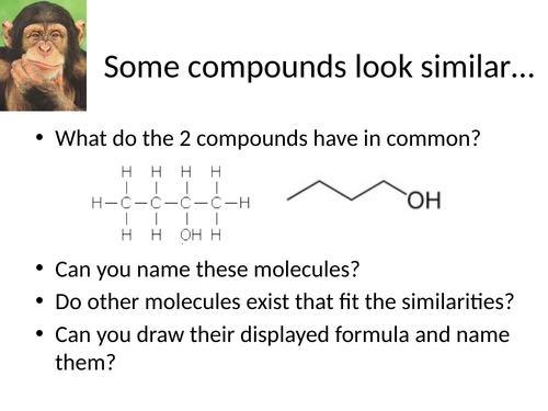 A Level Chemistry Introduction to Isomerism