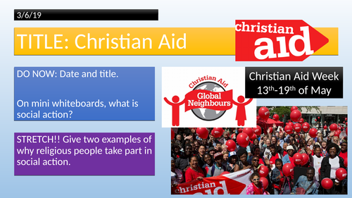 KS3 - Christian Aid