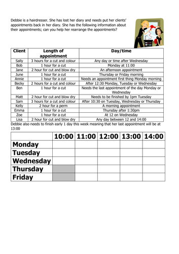 Time table problem solving