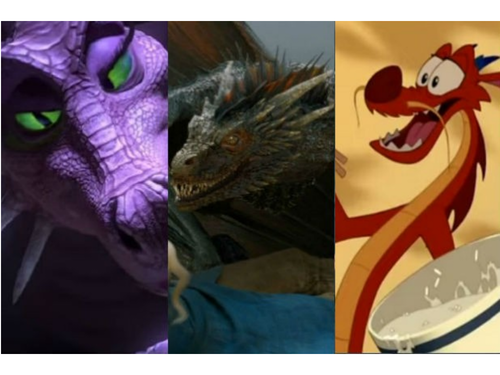 Foil relief dragon Art presentation