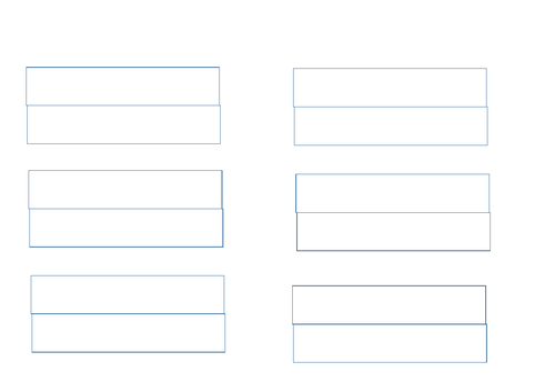 printable blank bar models