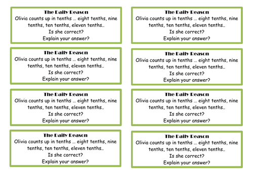 Year 4 - Fractions anchor tasks and questions