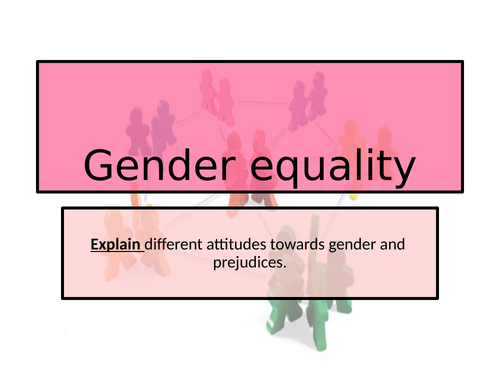 AQA GCSE RS Theme A: Gender | Teaching Resources