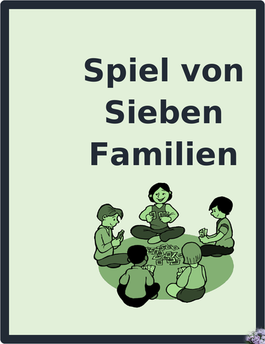 Essen (Food in German) Spiel von Sieben Familien