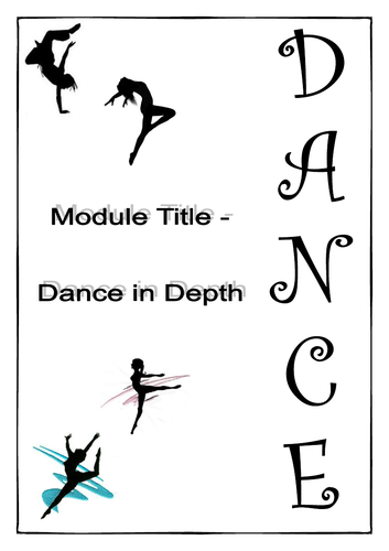 Dance in Depth - Student Work Booklet