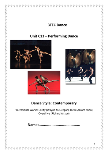 QCF - C13 - Performing Dance