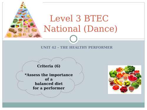 QCF - Unit 42 - The Healthy Performer