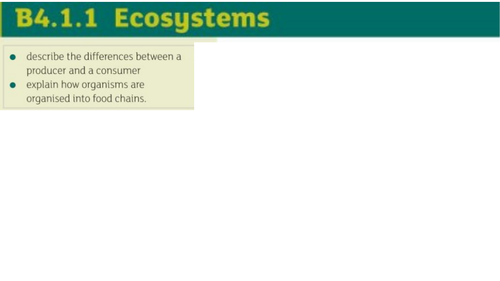 B4 food chains, pyramid of biomass and efficiency TRIPLE CONTENT (OCR gateway biology (9-1),