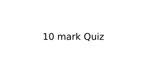 Adaption and inheritance 10 question quiz