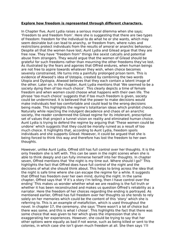 Oppression in the handmaid's tale quotes picture