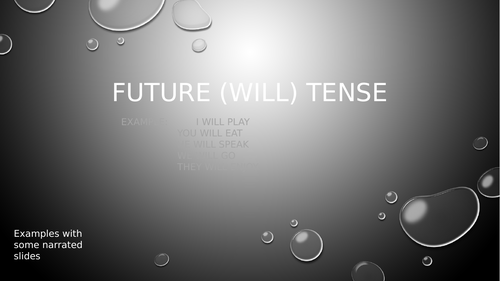 Spanish Future Tense