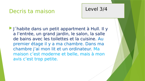 Speaking practice on where do you live (la ou j'habite)