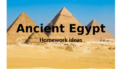 Ancient Egyptian Homework