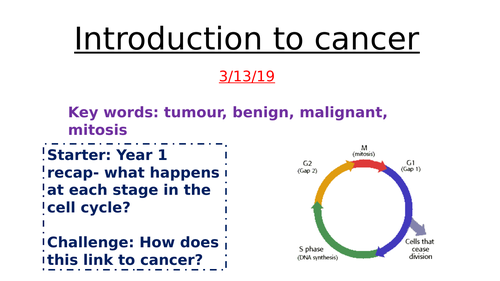 Cancer- AQA A level Biology