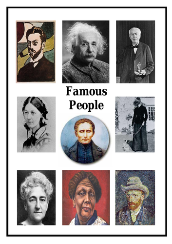Famous People Unit of work + 16-page booklet