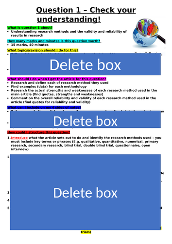 NEW L3 Unit 4 - Enquiries into Current Research in Health and Social Care GUIDE POSTERS