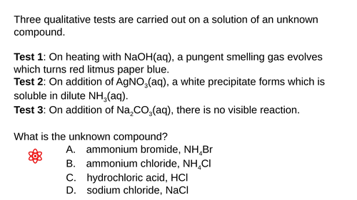 OCR A Chemistry A-Level Revision/Support