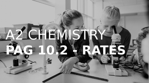 A2 CHEMISTRY - PAG 10.2 + 9.3 RATES