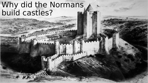 Why did the Normans build castles?