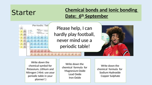 AQA combined science ionic bonds 5.2