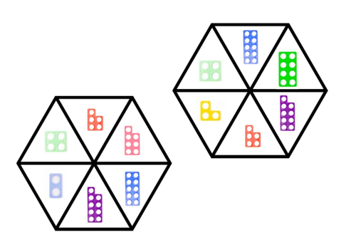 Number bonds numicon problem solving puzzle game