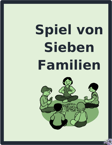 Präteritum German Verbs Irregular Simple Past Spiel von Sieben Familien
