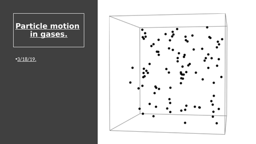 Particle Motion in Gases and Forces and Elasticity 9-1 Edexcel