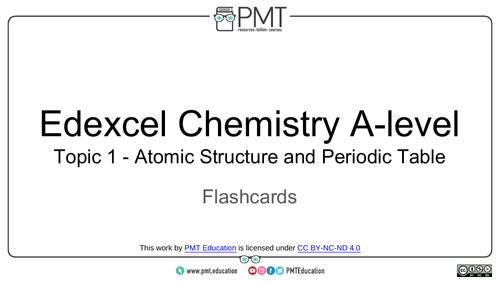 Edexcel A-Level Chemistry Flashcards