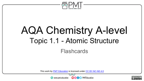 AQA A-Level Chemistry Flashcards