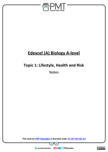 Edexcel A-Level Biology (A) Summary Notes