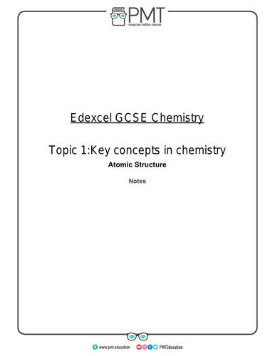 Edexcel GCSE Chemistry Notes