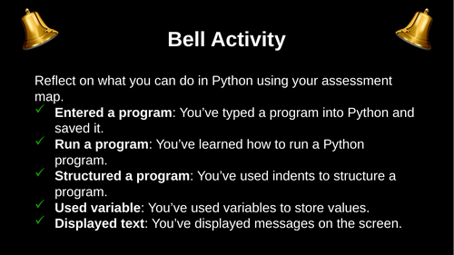 Programming - (Textual) Python: Lesson 8 Ghost game
