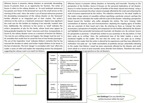 AQA Language Paper 2 Question 4- Clear to Perceptive