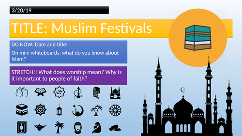 KS3 - Muslim Festivals - Eid