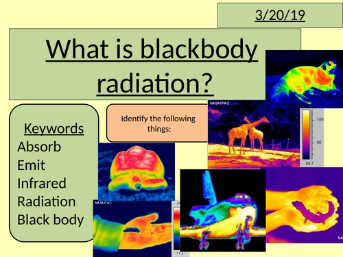 Black body radiation (GCSE physics)