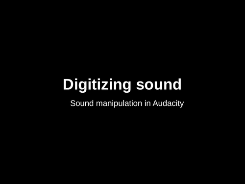 How data of various types (including sounds) can be represented and manipulated digitally.