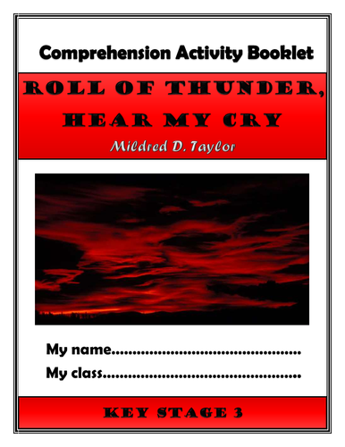 Roll of Thunder, Hear My Cry KS3 Comprehension Activities Booklet!