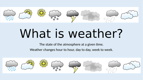 3 Fantastic Weather Lessons