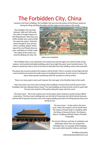 The Forbidden City, China