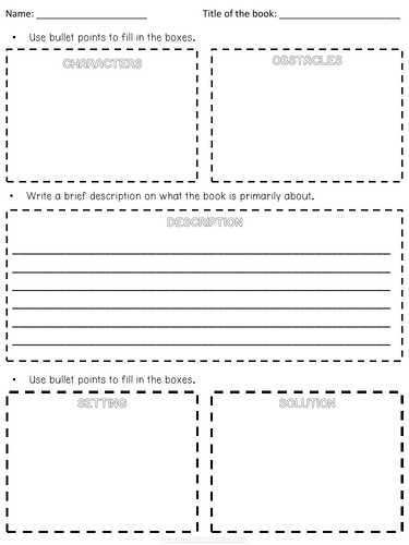 BOOK REVIEW COMPREHENSION AND BOOK REVIEW TEMPLATE