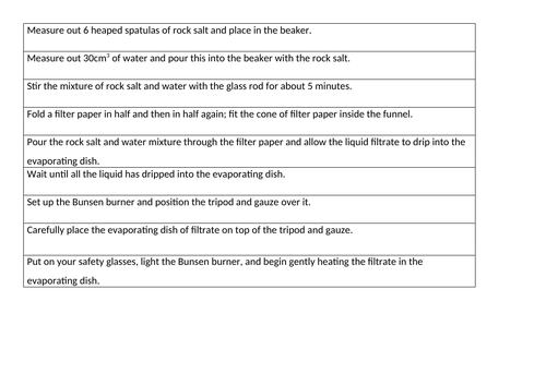 Working scientifically (interview lesson)